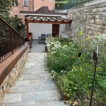 דירה Rame In Citta' Alta Con Garage Charme E Relax ברגמו